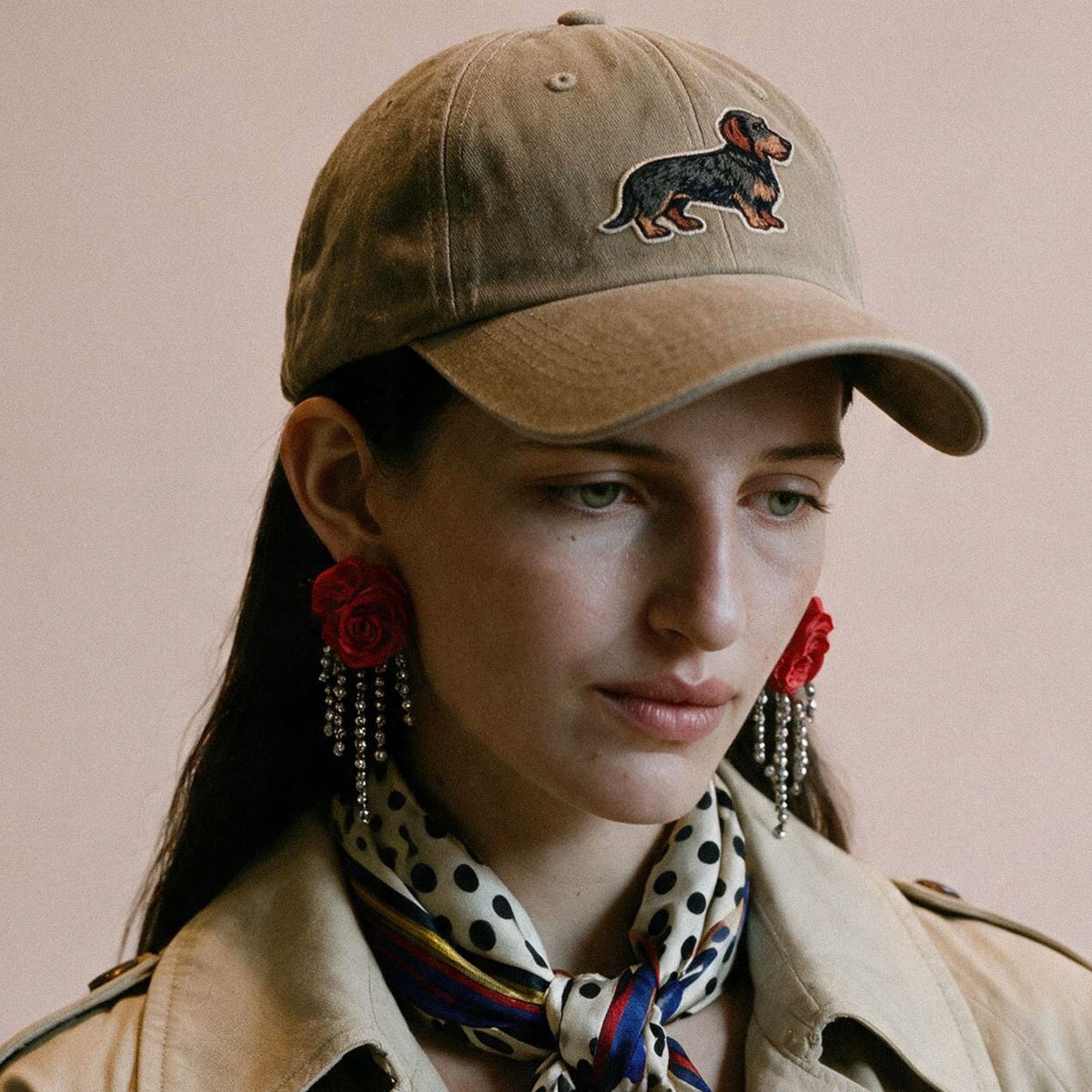 Dackel Cap Vintage Beige
