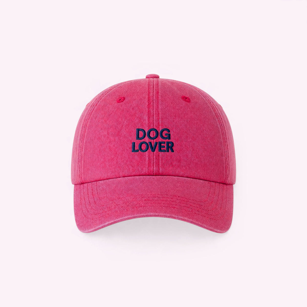 Dog Lover Cap Vintage Pink