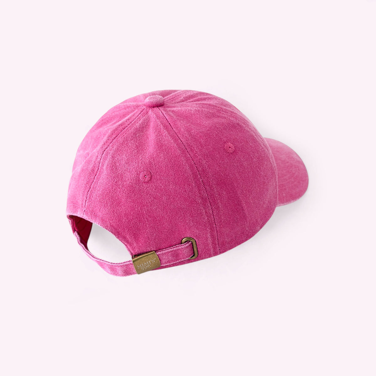 Dog Lover Cap Vintage Pink