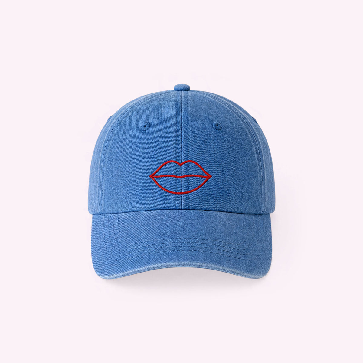 Lips Cap Vintage Blue