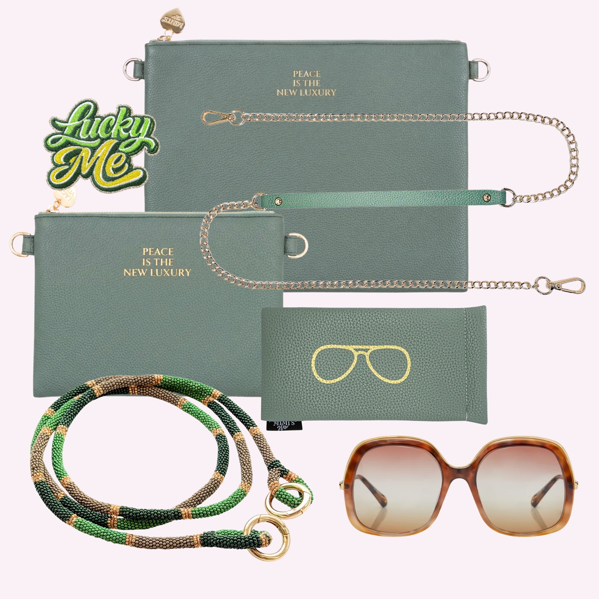 Stella Clutch Sage