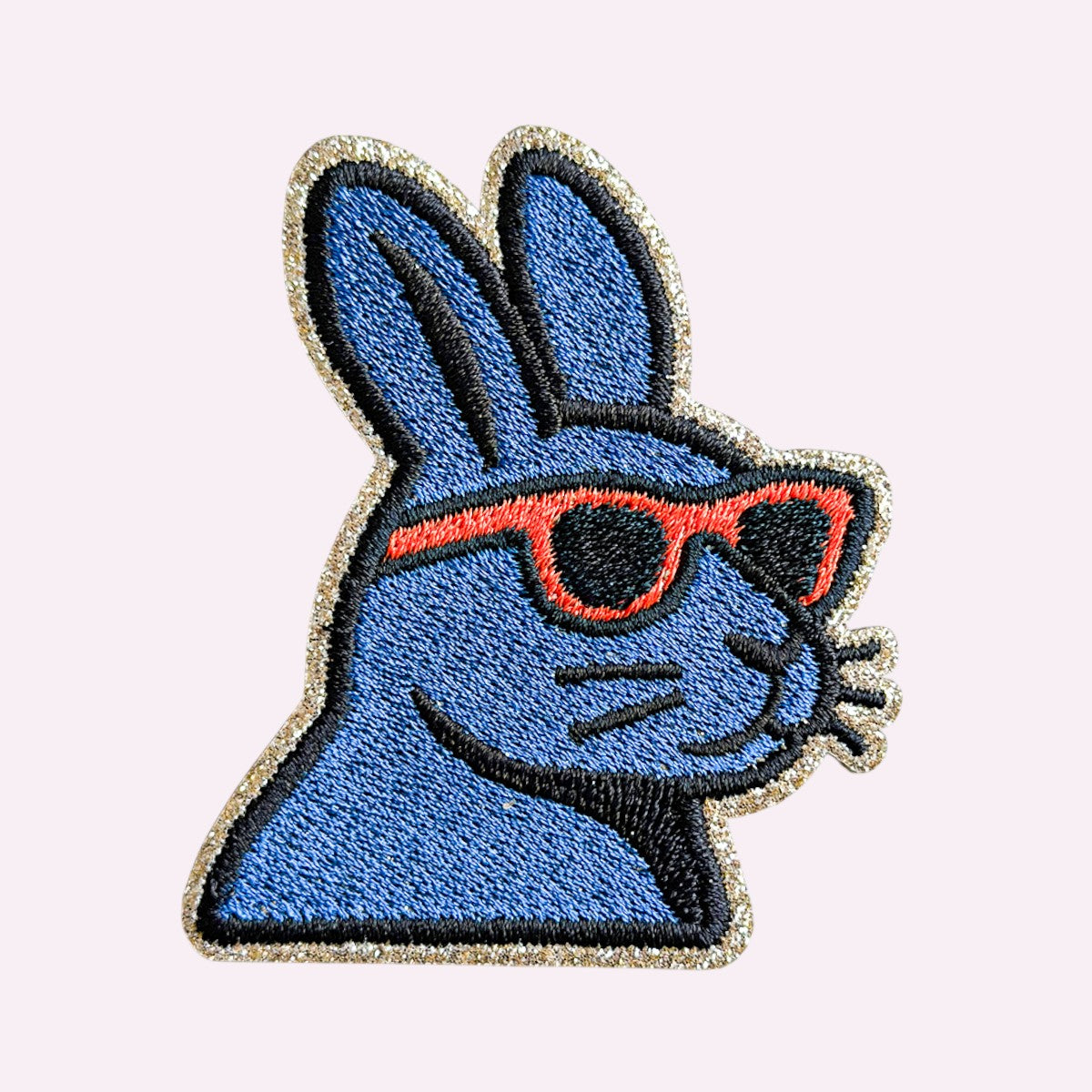 Sticker Cool Bunny Blau