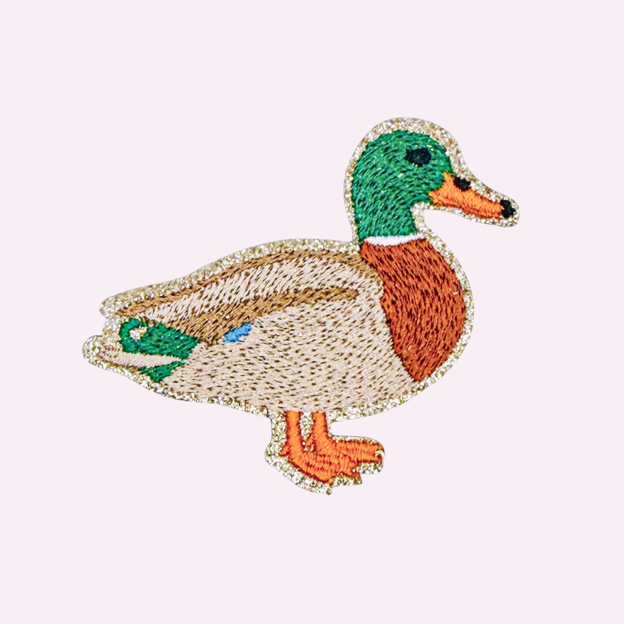 Glitzer Sticker Ente