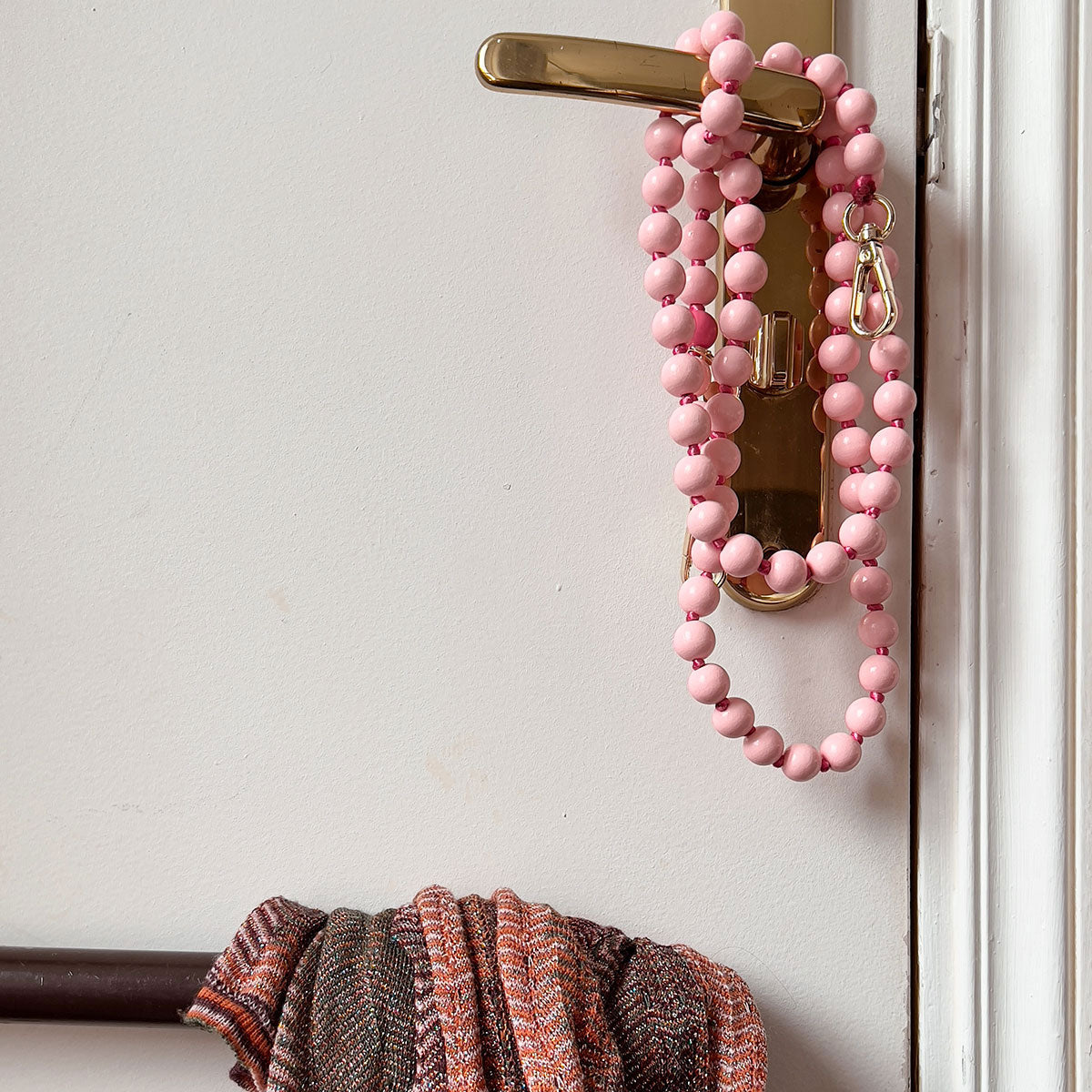 Handykette Holzperlen Flamingo