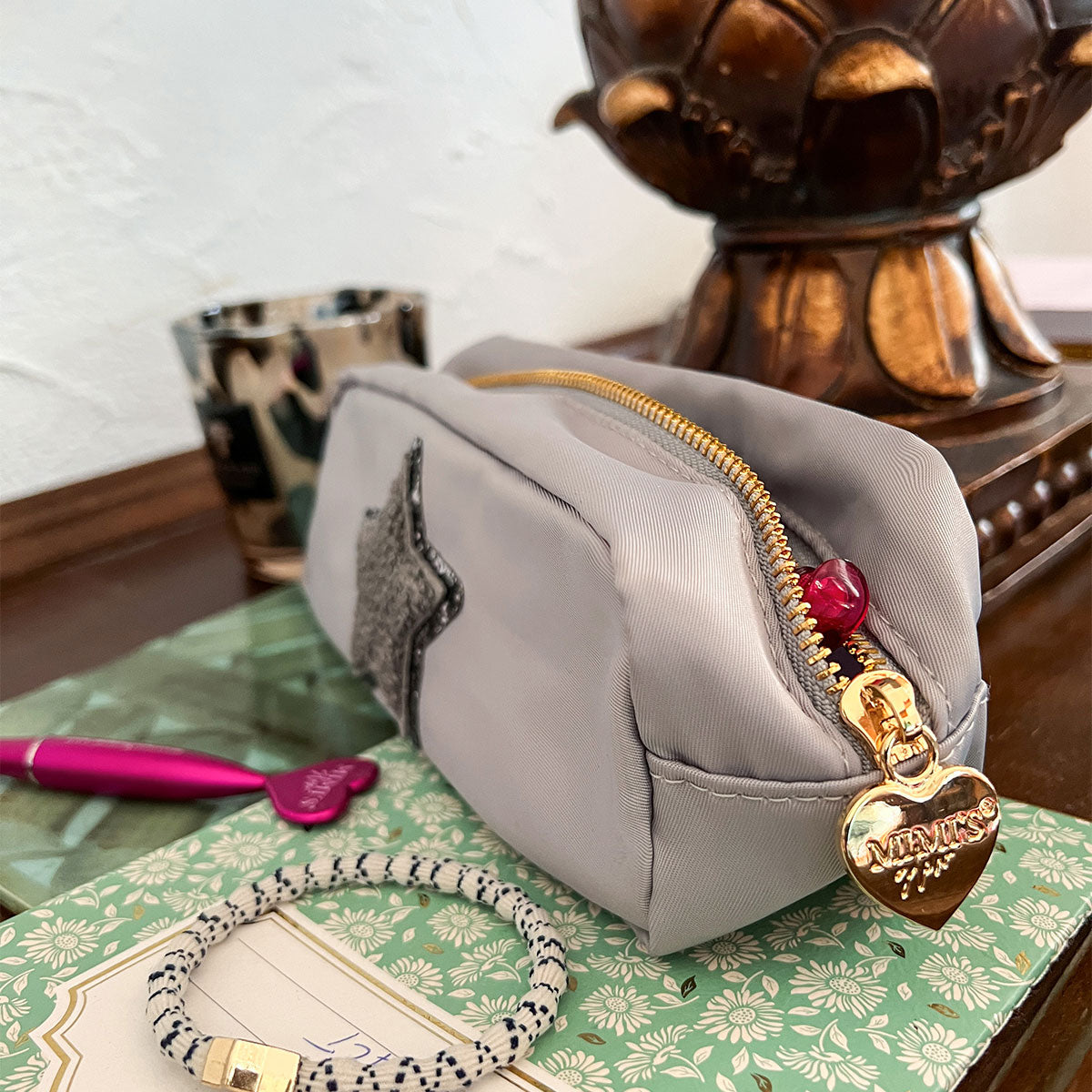 Suki Mäppchen Pebble Grau