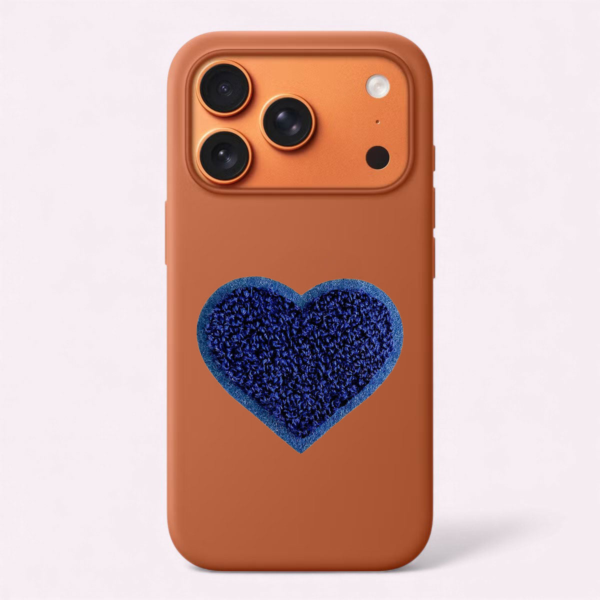 NO Glitz Herz Sticker Midnight Blau