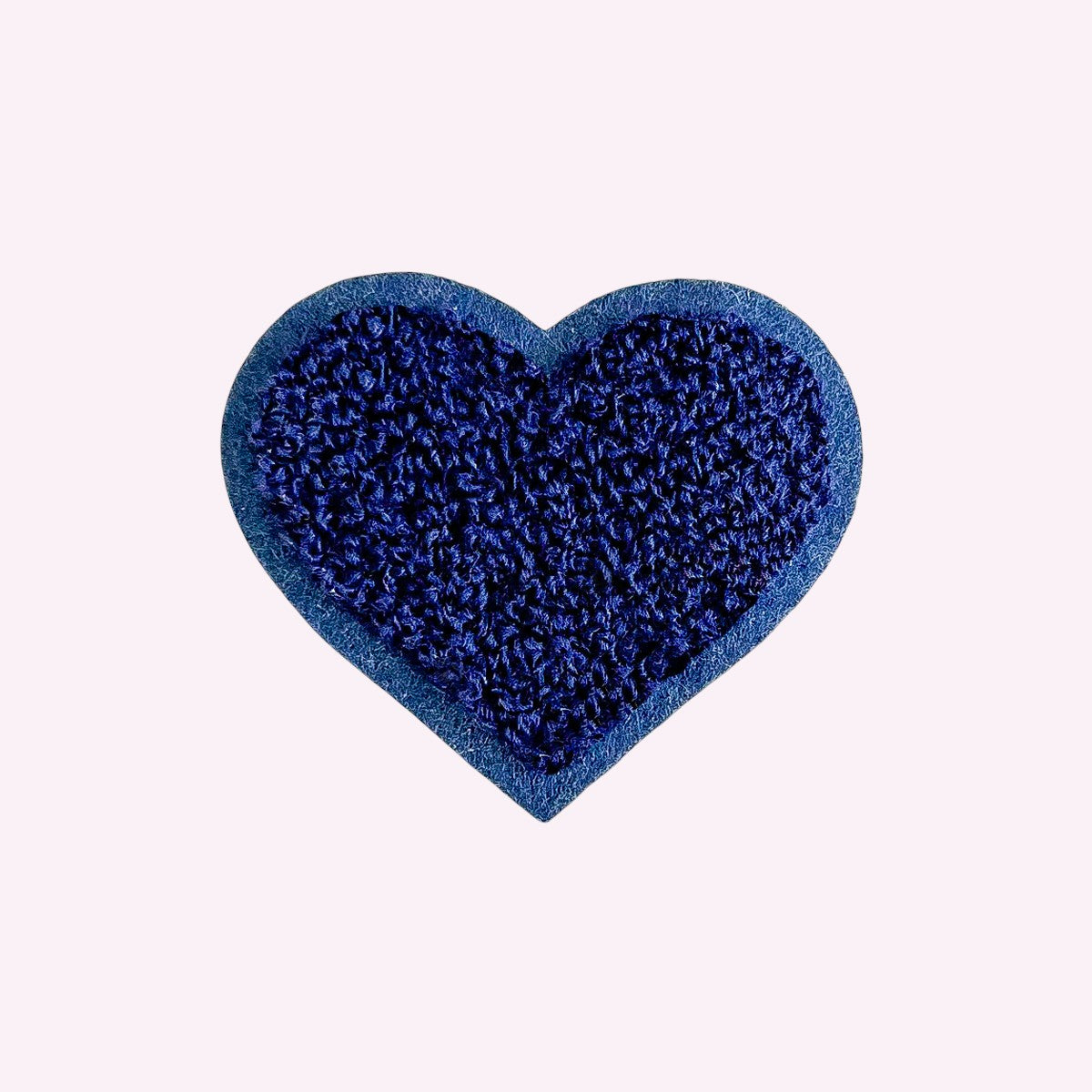 NO Glitz Herz Sticker Midnight Blau