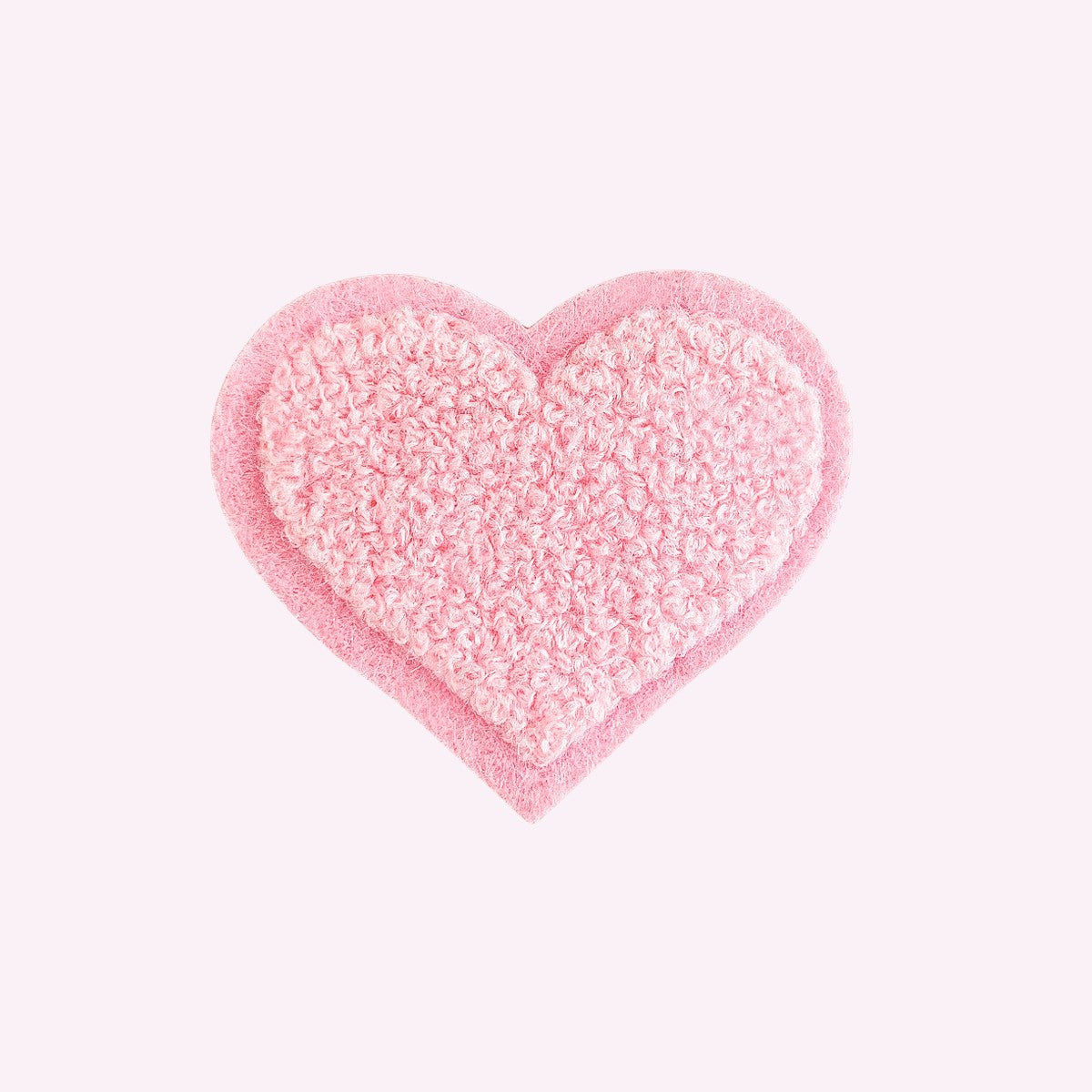 NO Glitz Herz Sticker Rosé