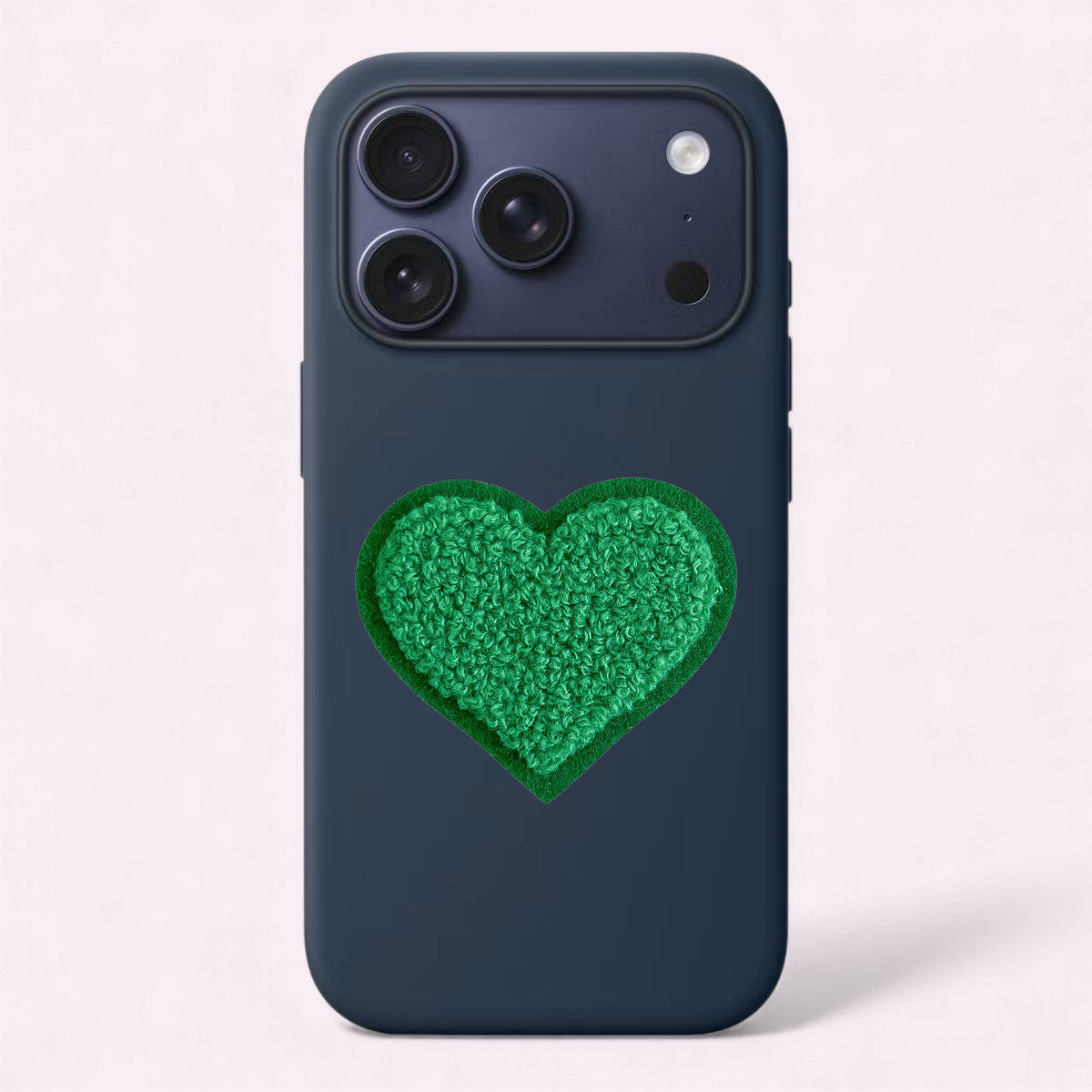 NO Glitz Herz Sticker Smaragd