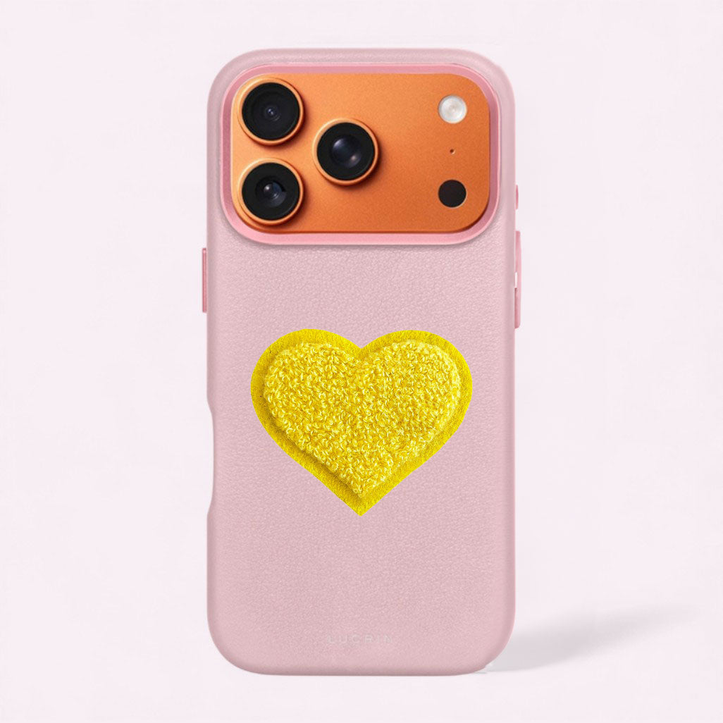 NO Glitz Herz Sticker Sunshine