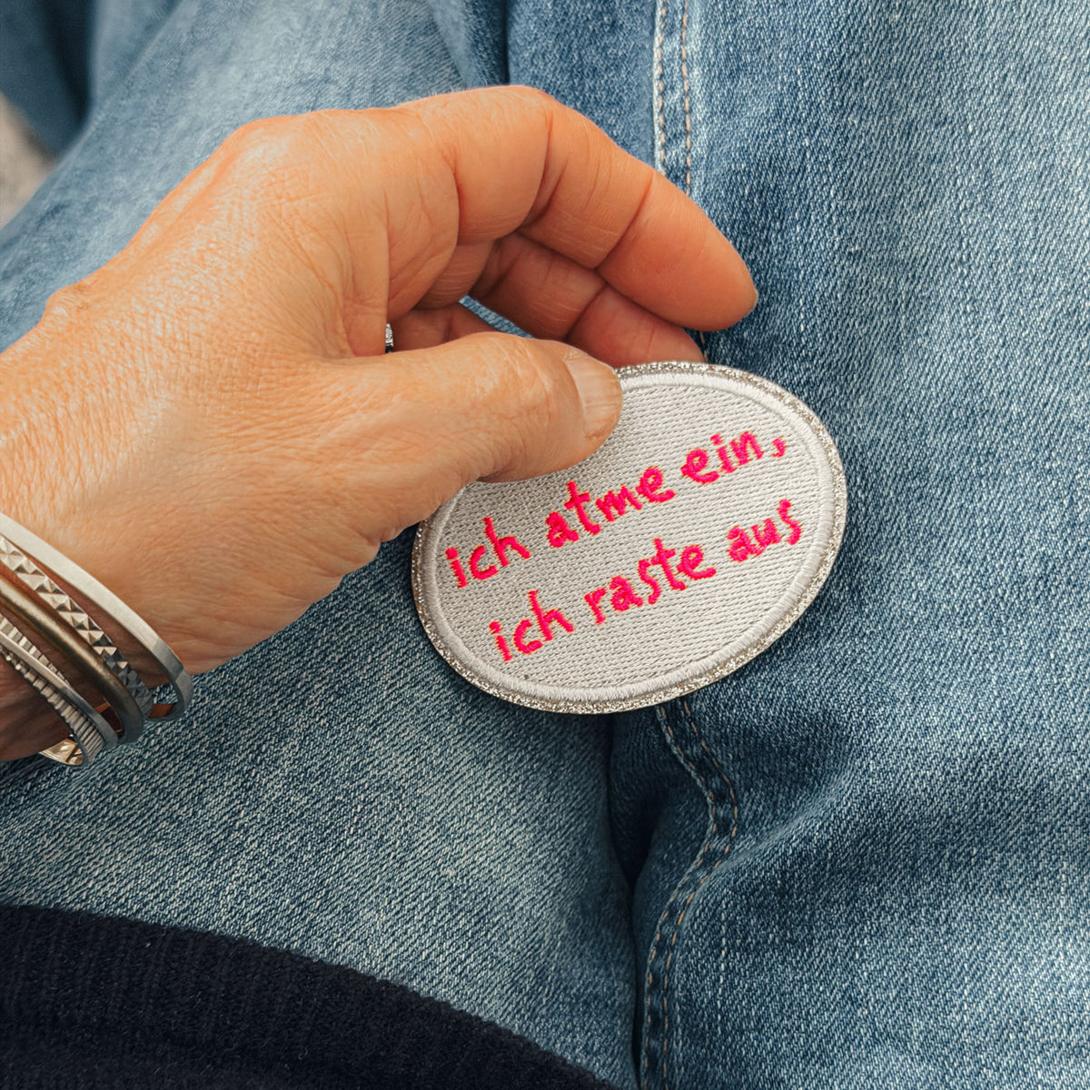 Sticker Ich atme ein …
