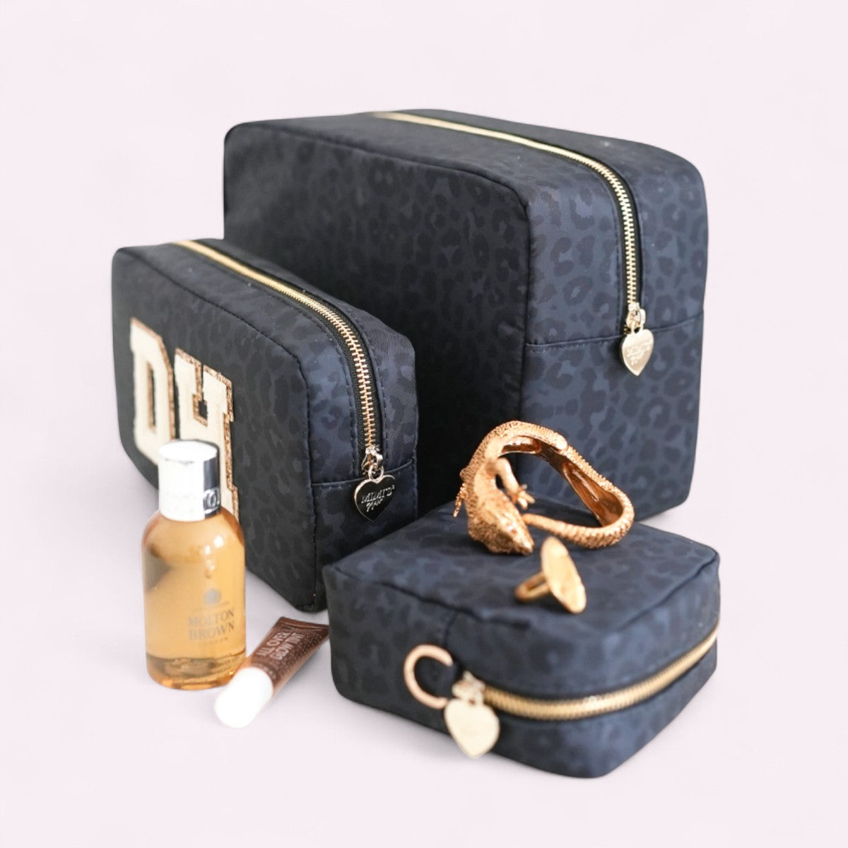 3er Taschen-Set Nr. 2 Leo Anthrazit