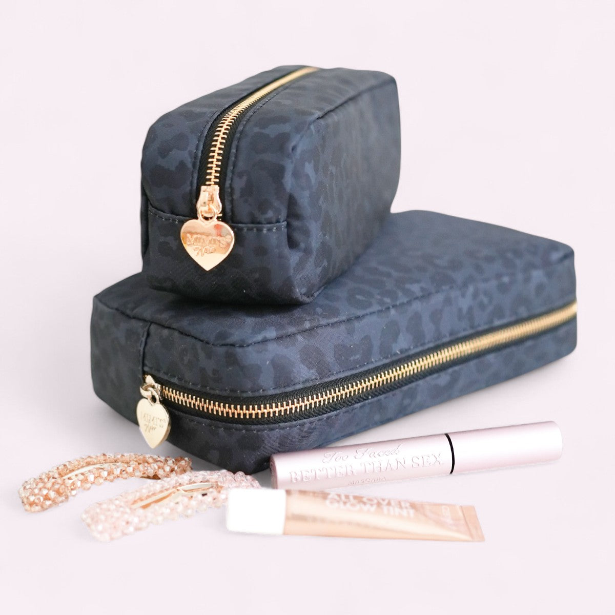 2er Taschen-Set Nr. 3 Anthrazit Leo