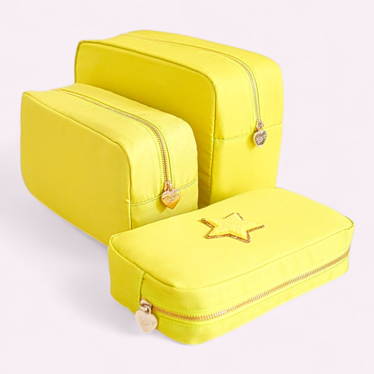 3er Taschen-Set Nr. 1 Lime Gelb