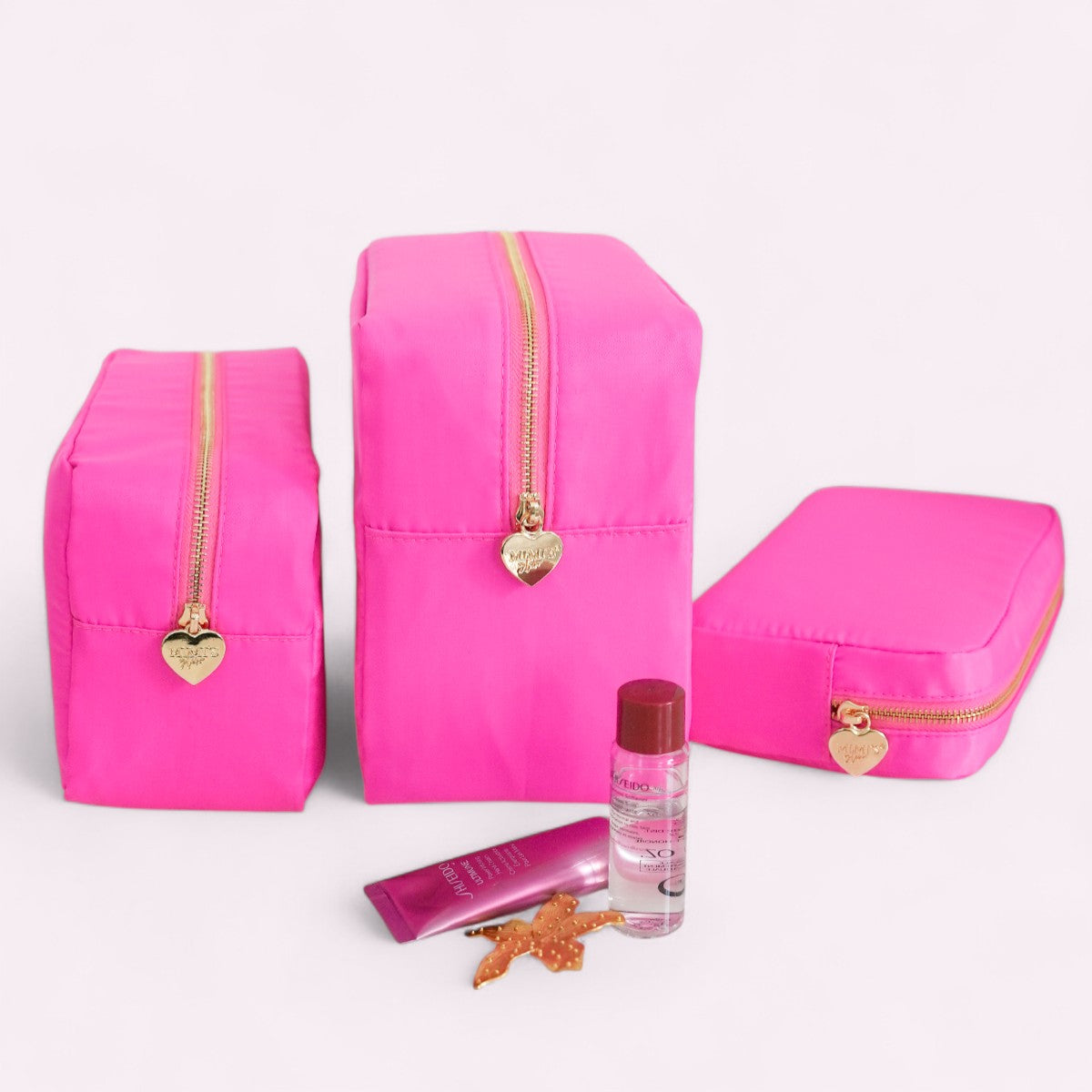 3er Taschen-Set Nr. 1 Neon Pink