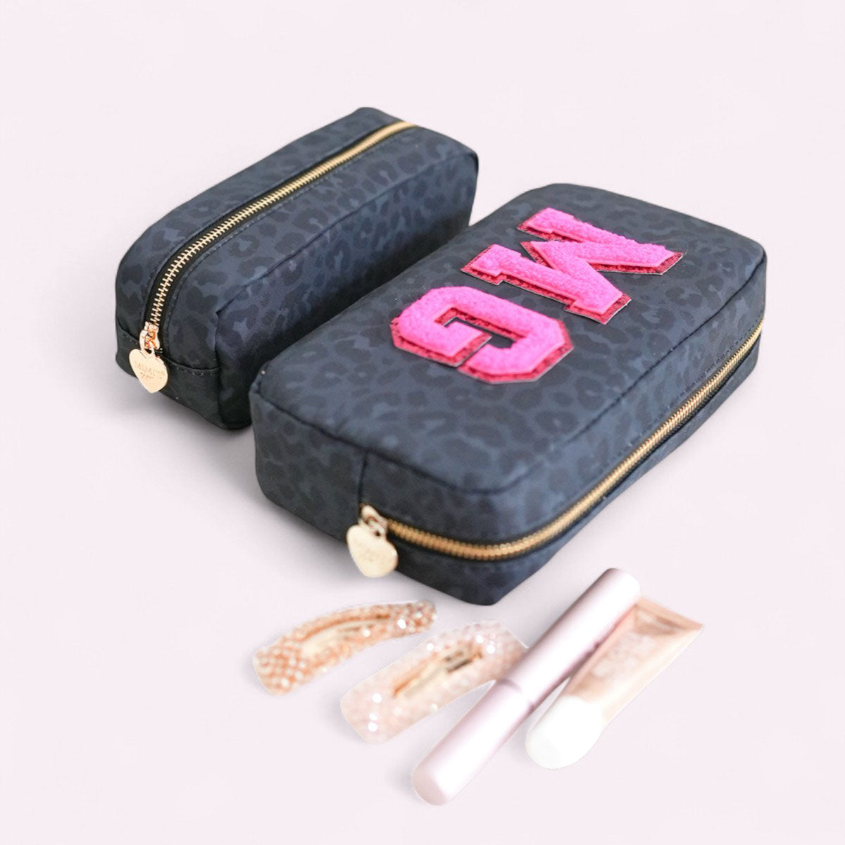 Belle Make-Up Tasche Leo Anthrazit