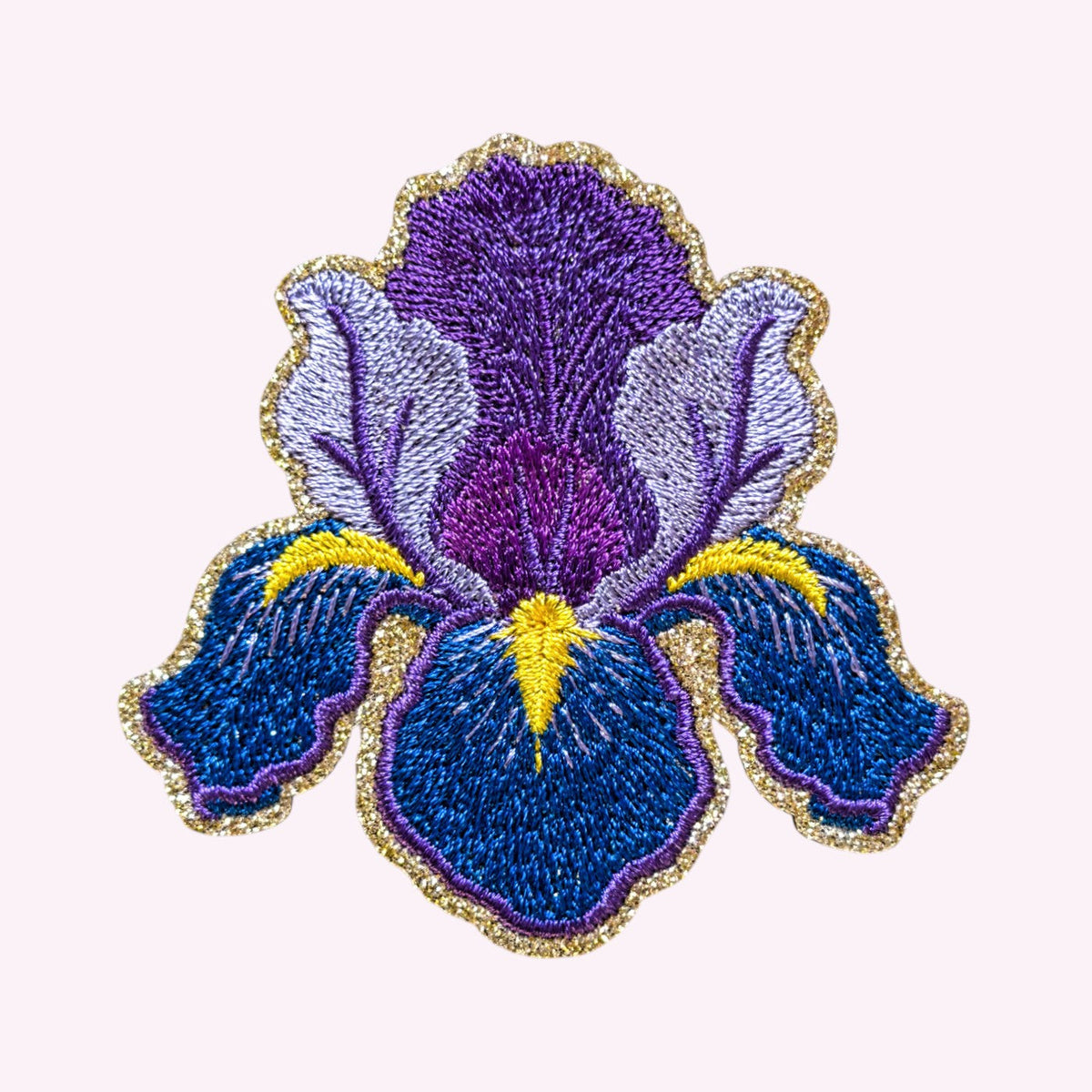 Glitzer Sticker Lilie