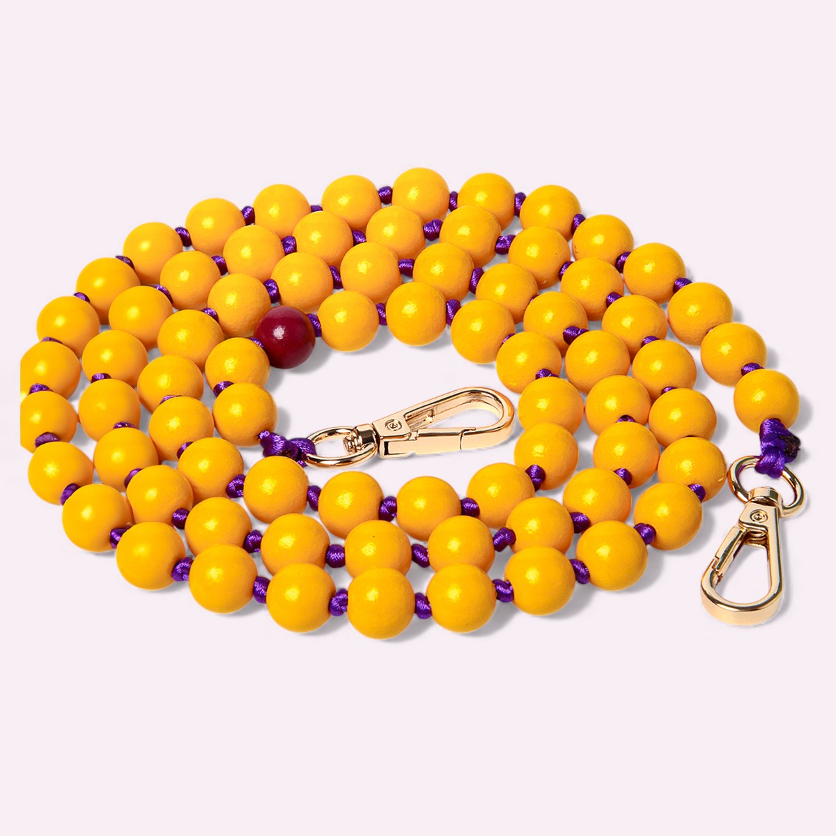 Handykette Holzperlen Mais