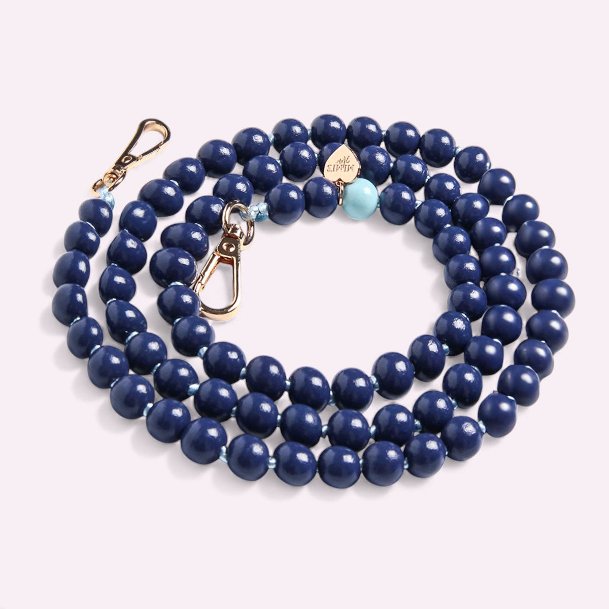 Handykette Holzperlen Mitternacht