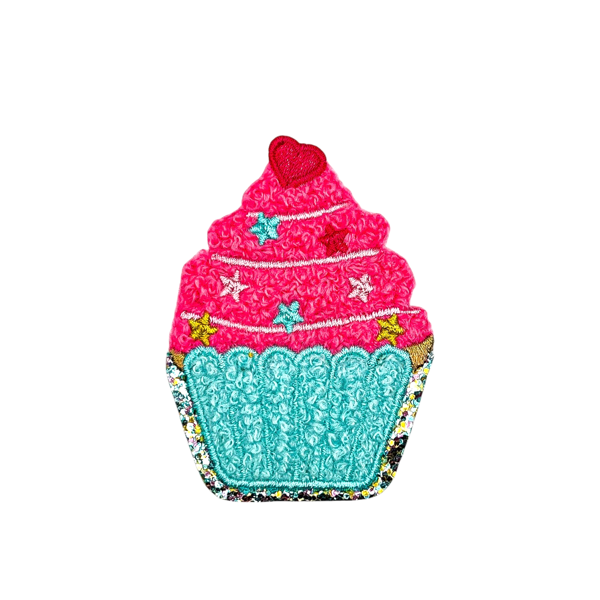 Glitzer Sticker Cupcake I