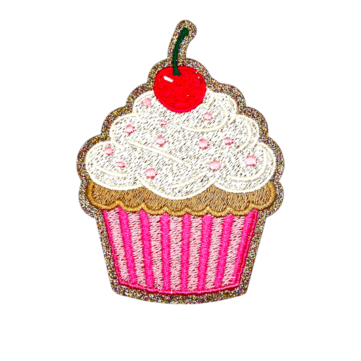 Glitzer Sticker Cupcake II