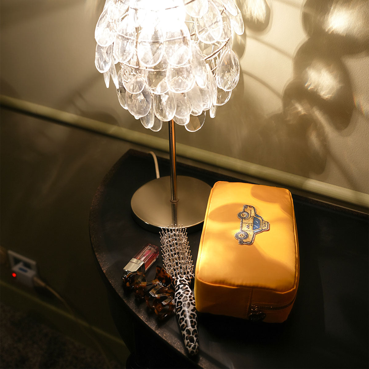 Belle Make-Up Tasche Mustard Gelb