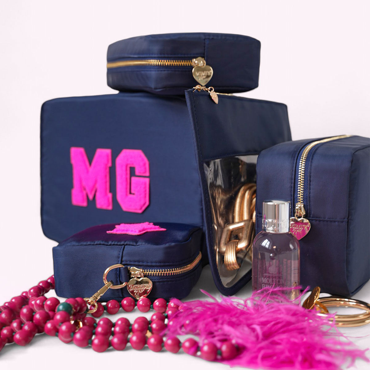 Belle Make-Up Tasche Navy