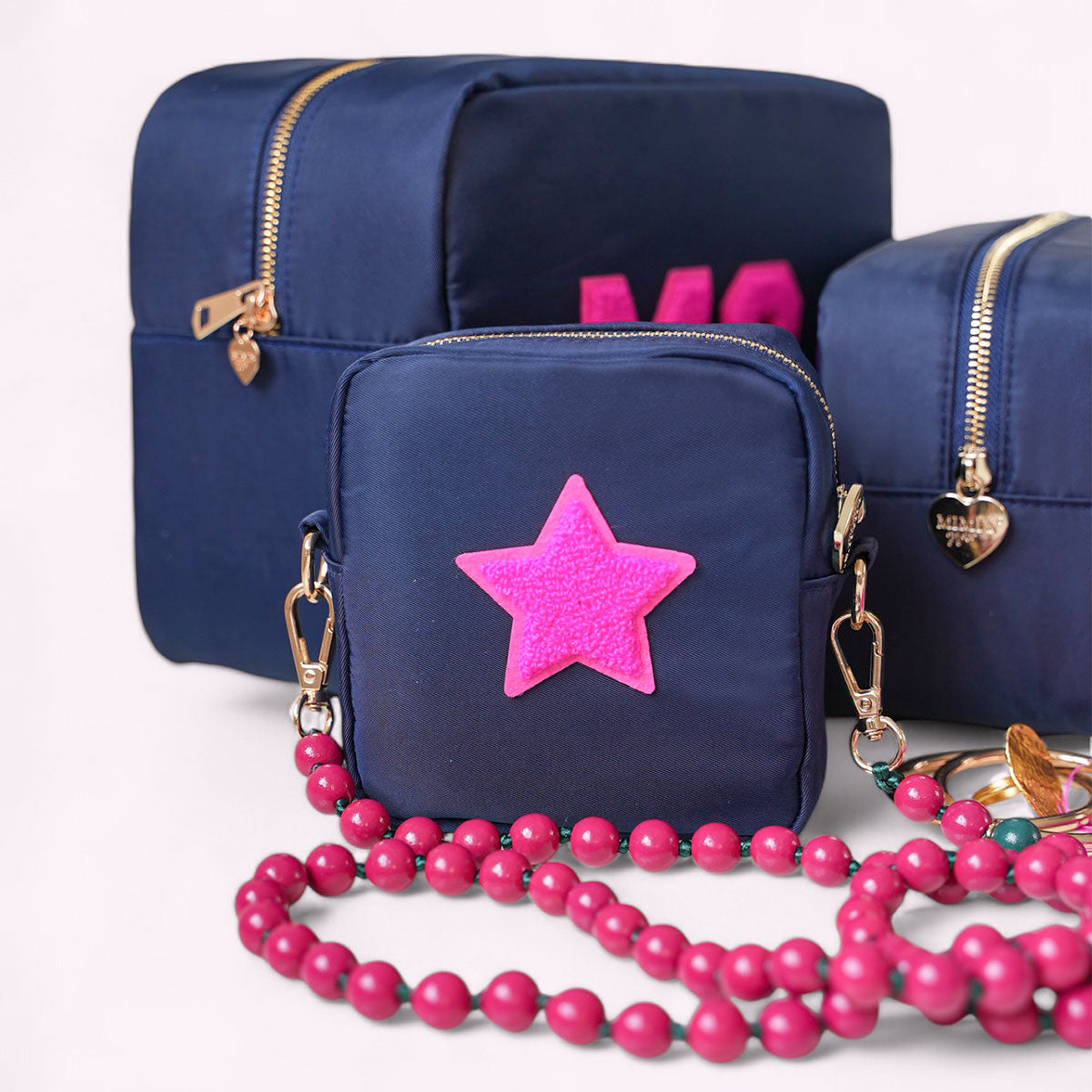 Lily Mini Tasche Navy Blau