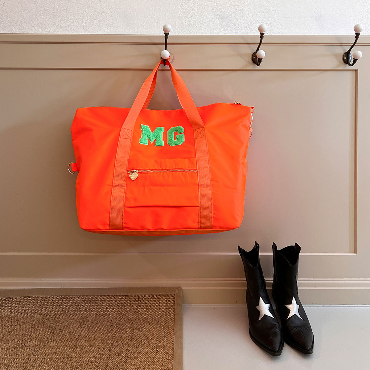Fanny Weekender Bag Neon Orange