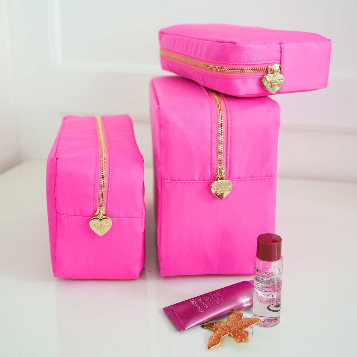 Belle Make-Up Tasche Neon Pink