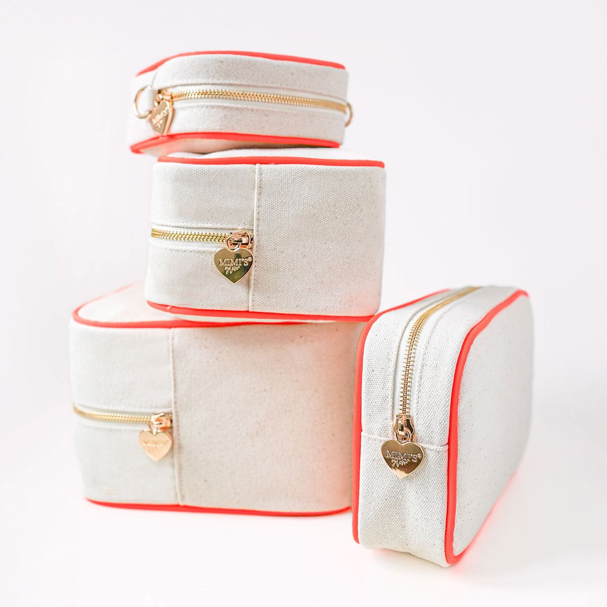 Ava Canvas Kulturtasche Neon Orange