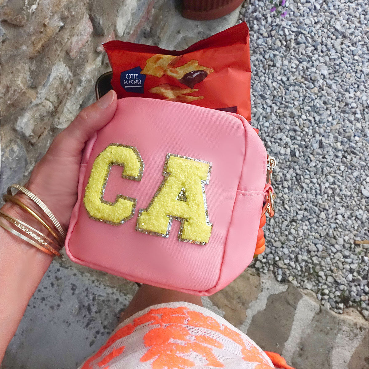 Lily Mini Tasche  Pfirsich