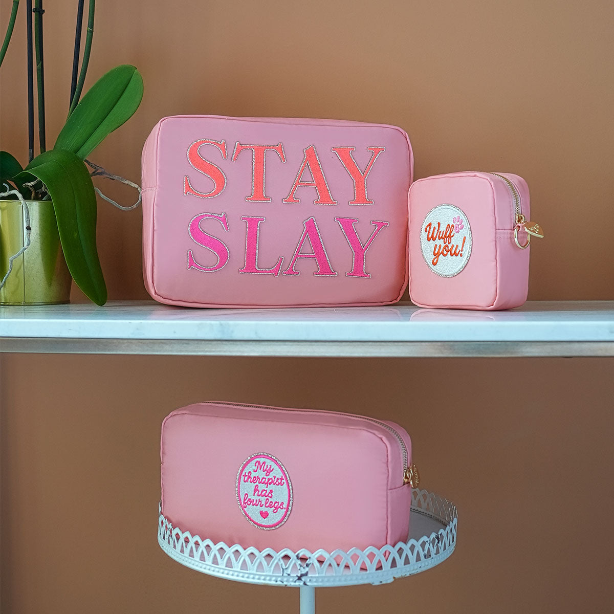 Belle Make-Up Tasche Pfirsich