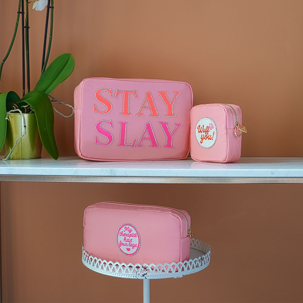 Ava Kulturbeutel Pfirsich