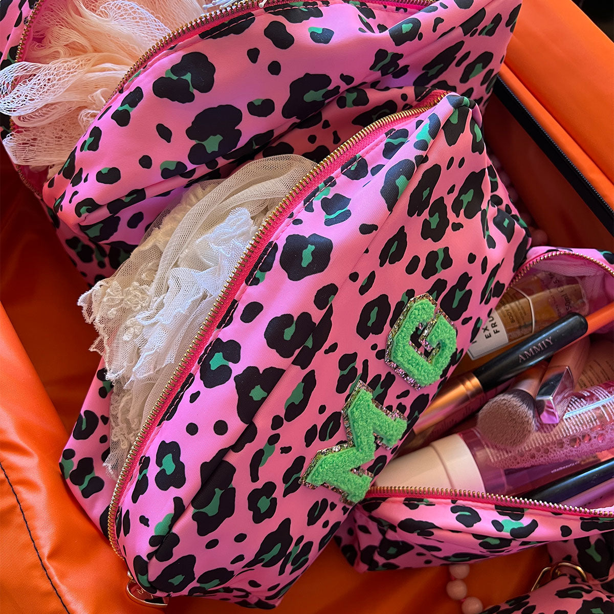 Romy Kosmetiktasche Pink Leo