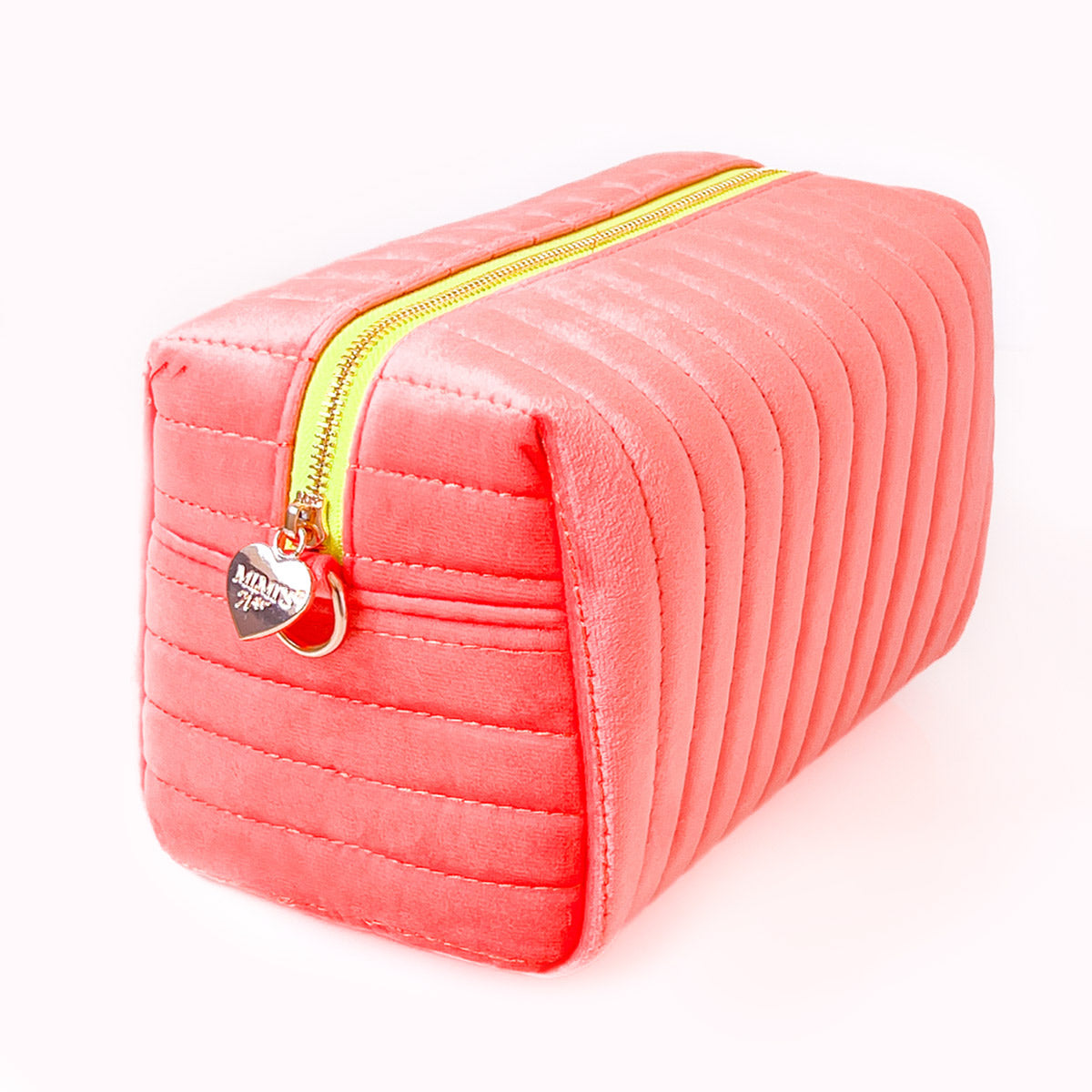 Lucia Samt Tasche Peach Sorbet