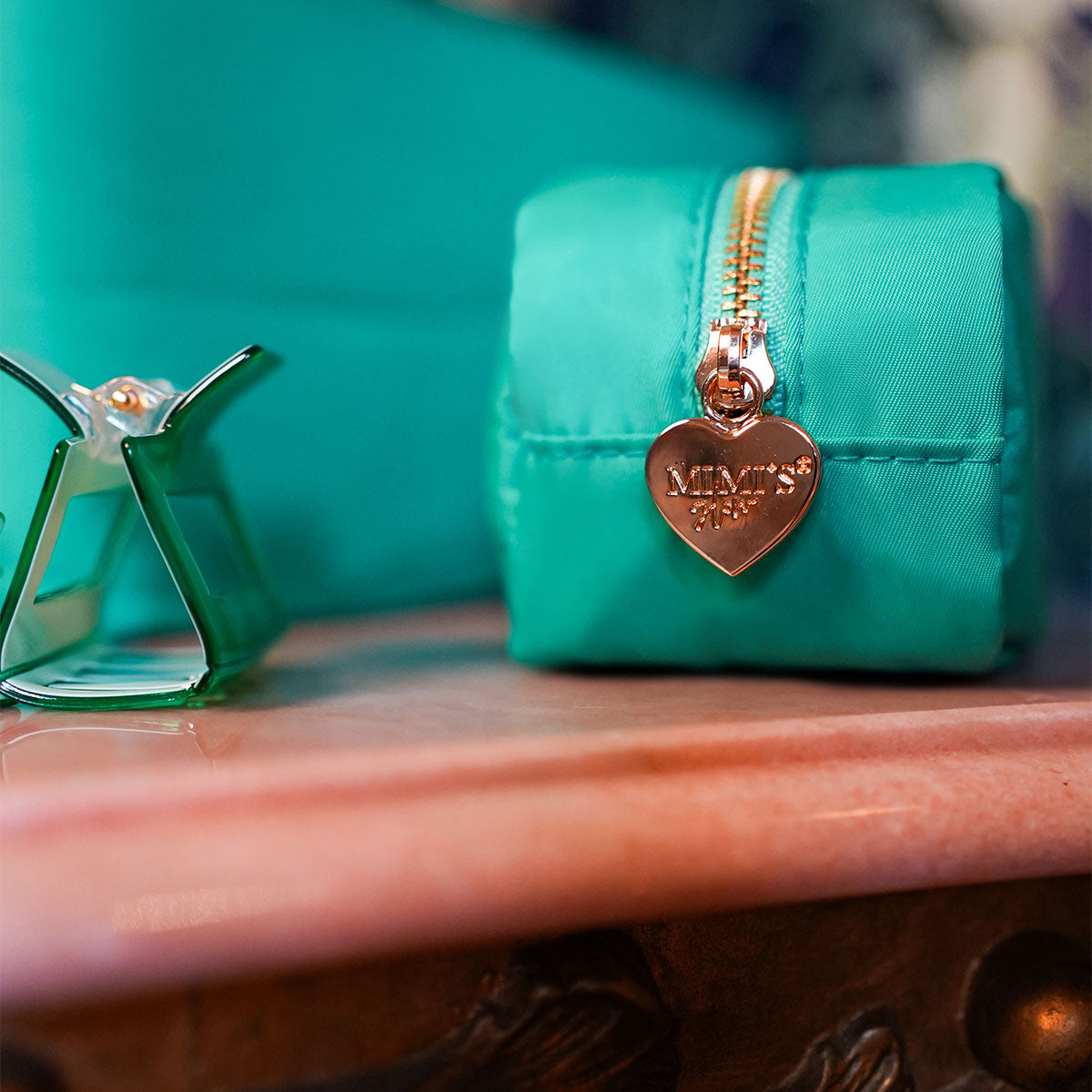 Suki Mäppchen Smaragd Grün