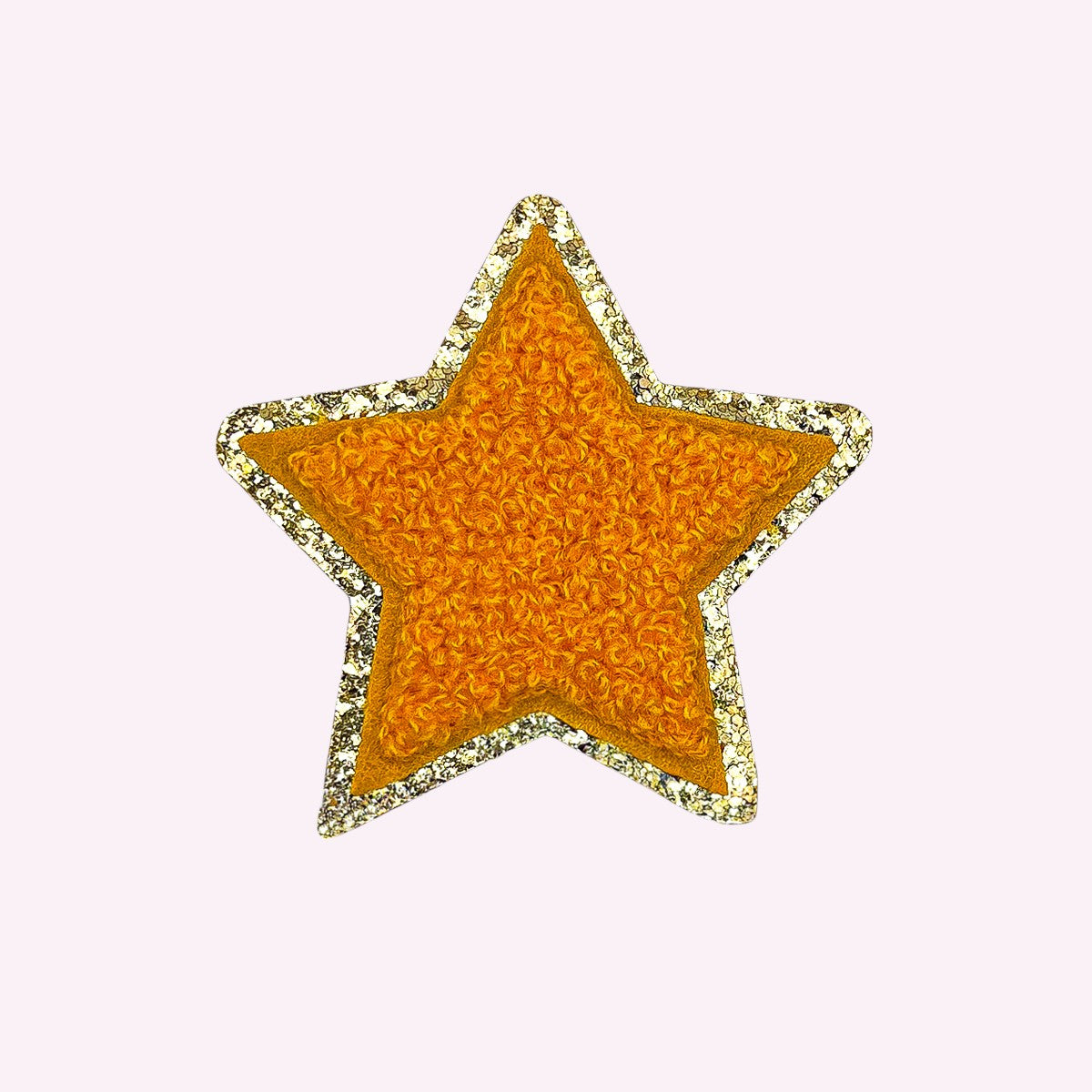 Glitzer Sticker Stern Curry