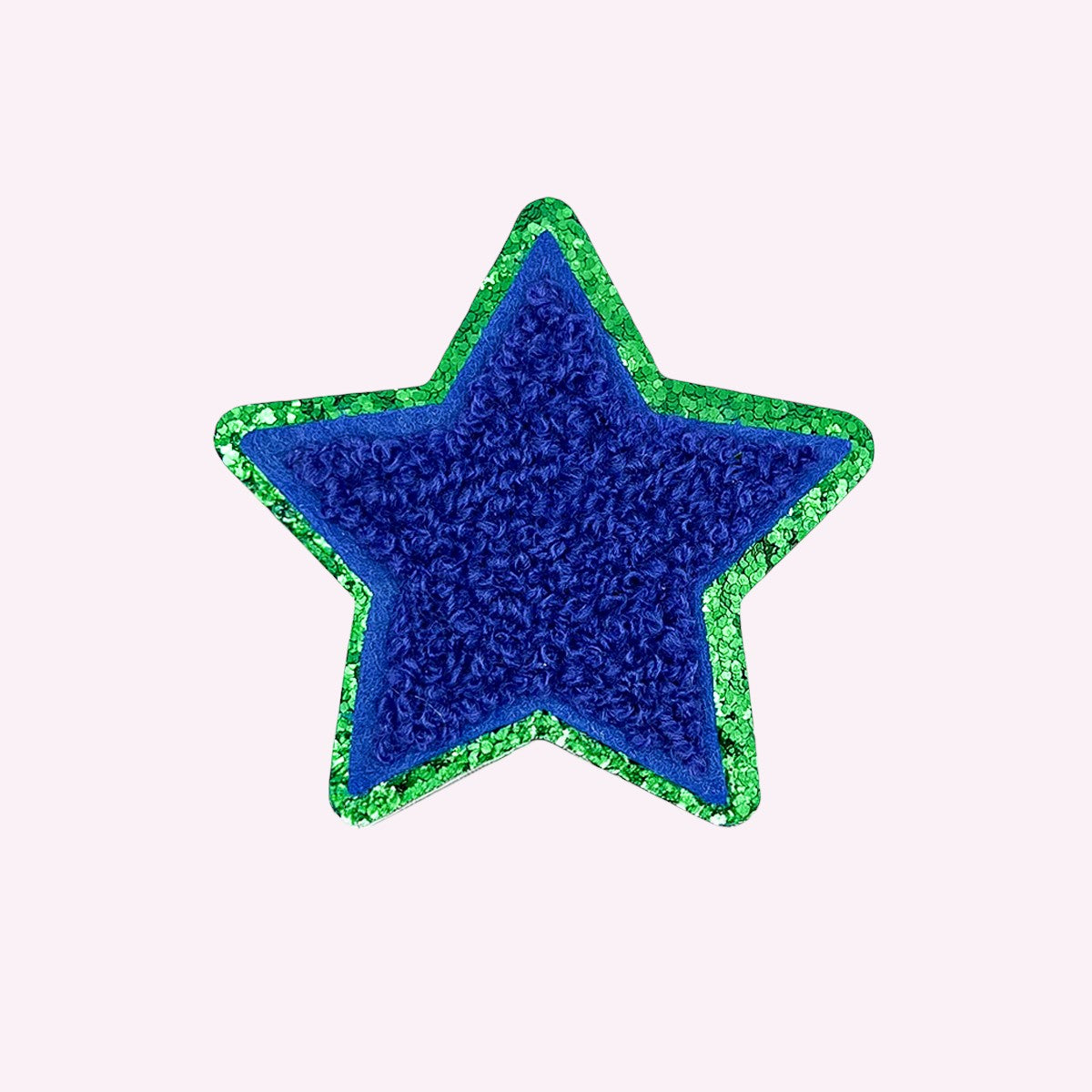 Glitzer Sticker Stern Royal Grün