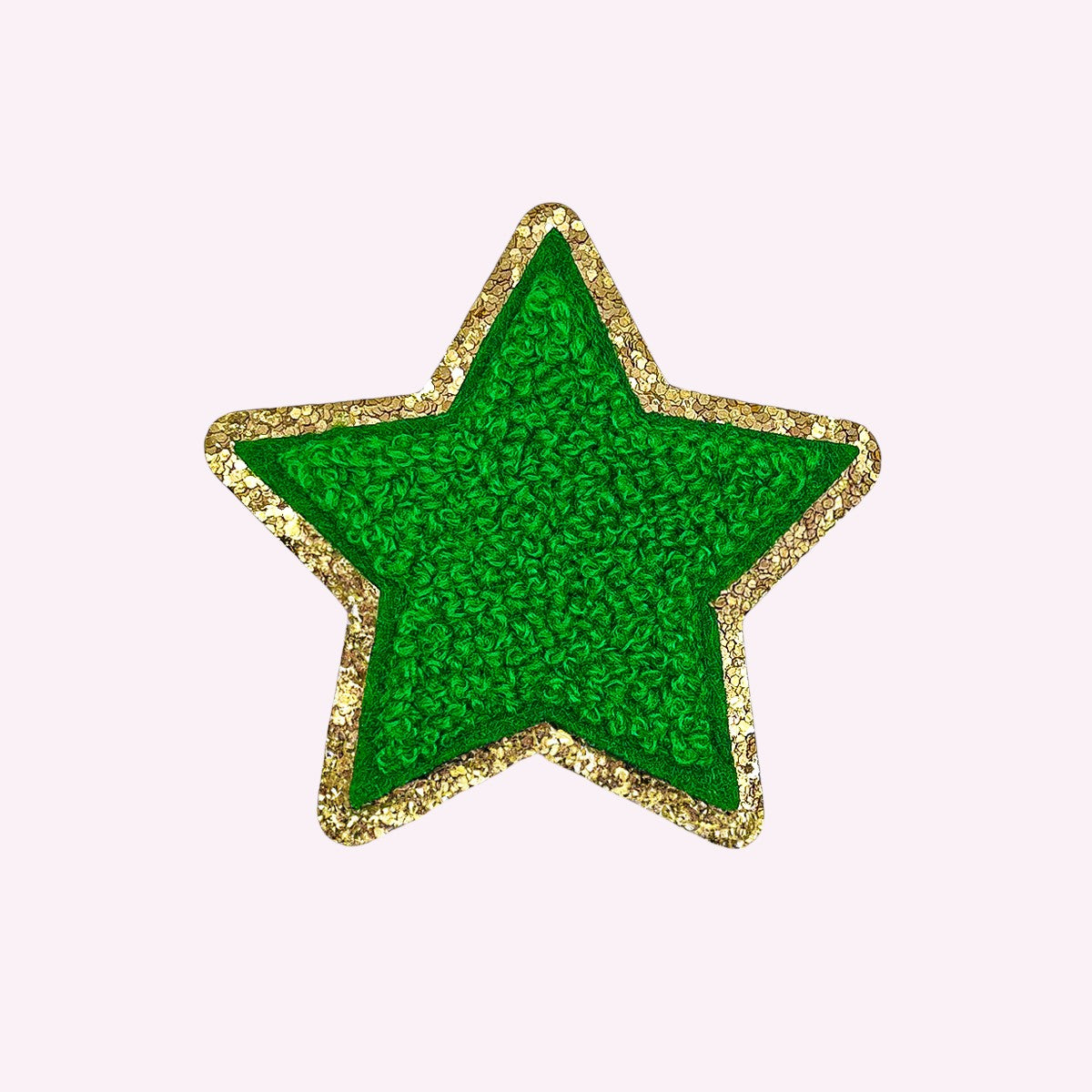 Glitzer Sticker Stern Smaragd Grün