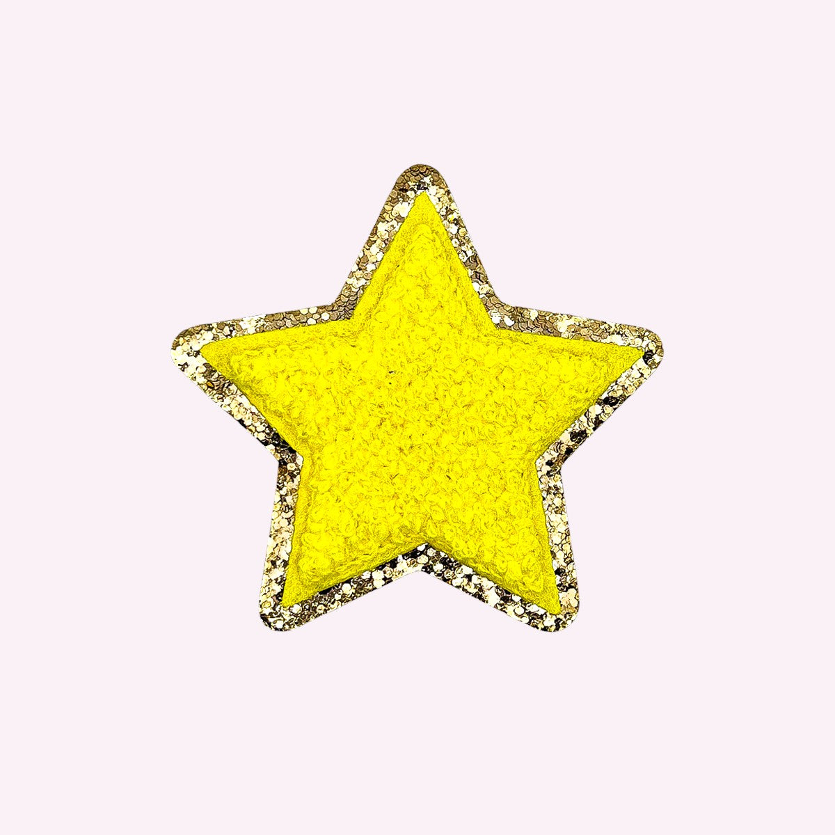 Glitzer Sticker Stern Sunshine