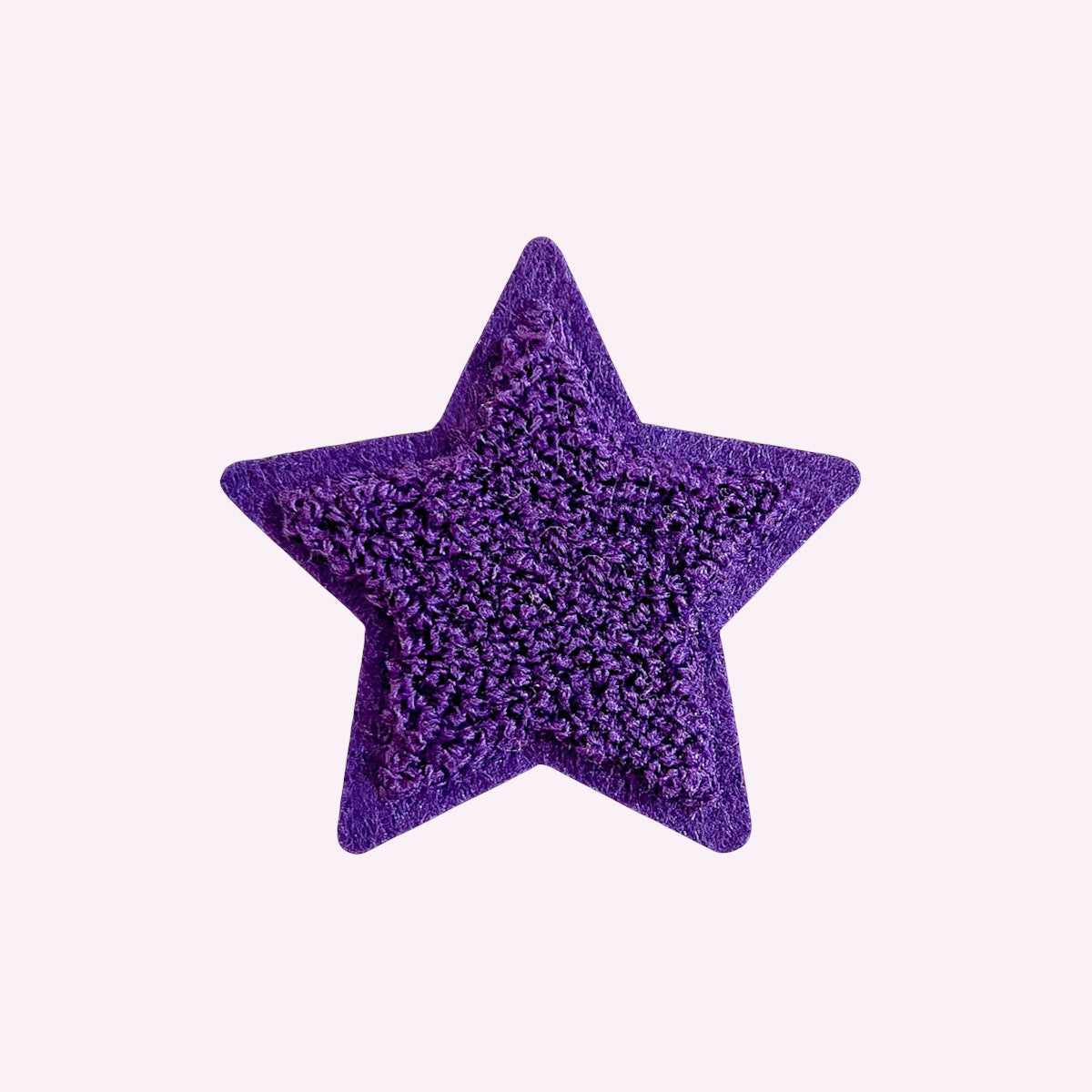 NO Glitz Stern Sticker Purple