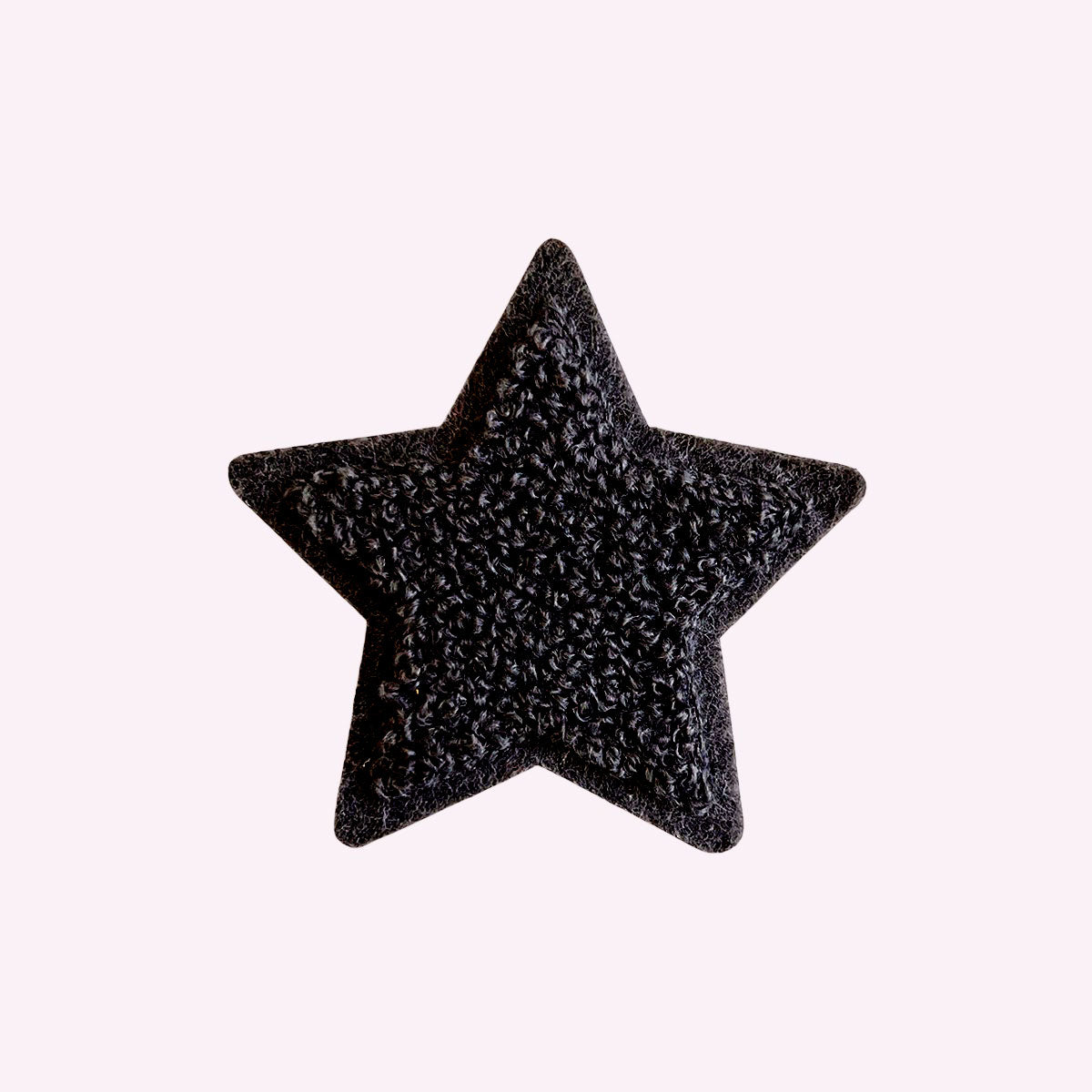 NO Glitz Stern Sticker Schwarz