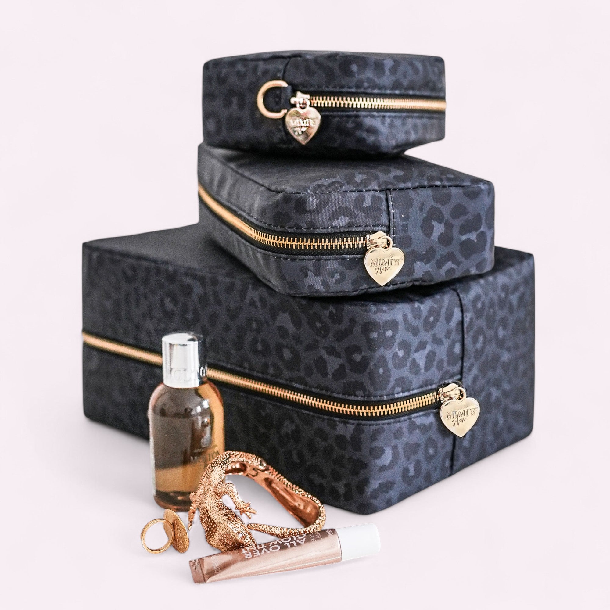 3er Taschen-Set Nr. 2 Leo Anthrazit