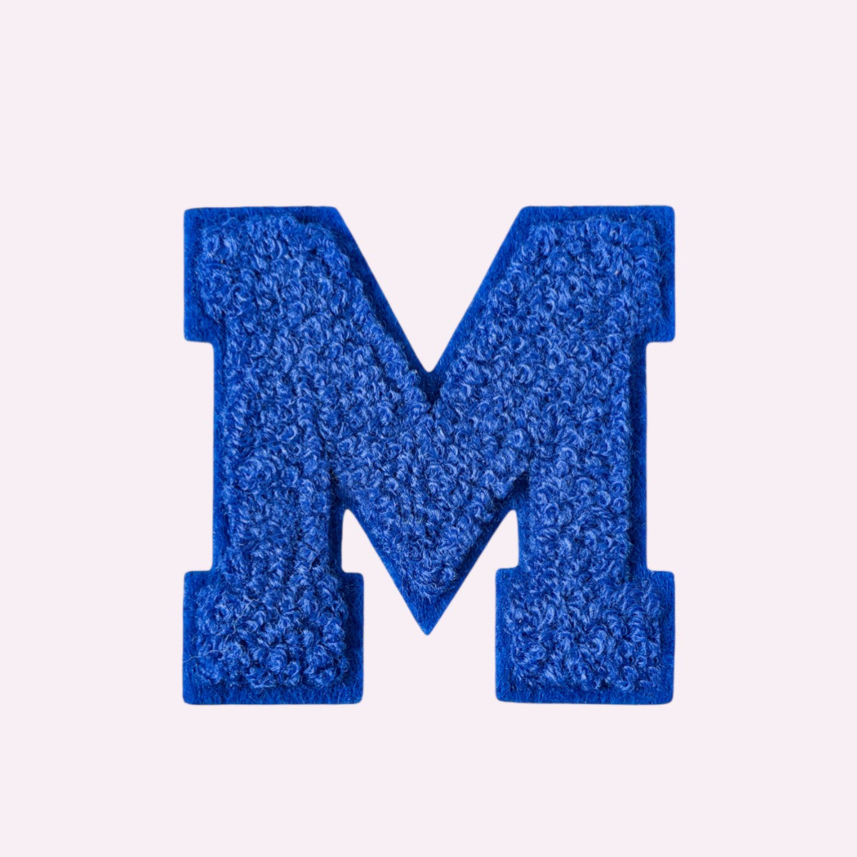 Buchstaben ohne Glitzer Knallblau