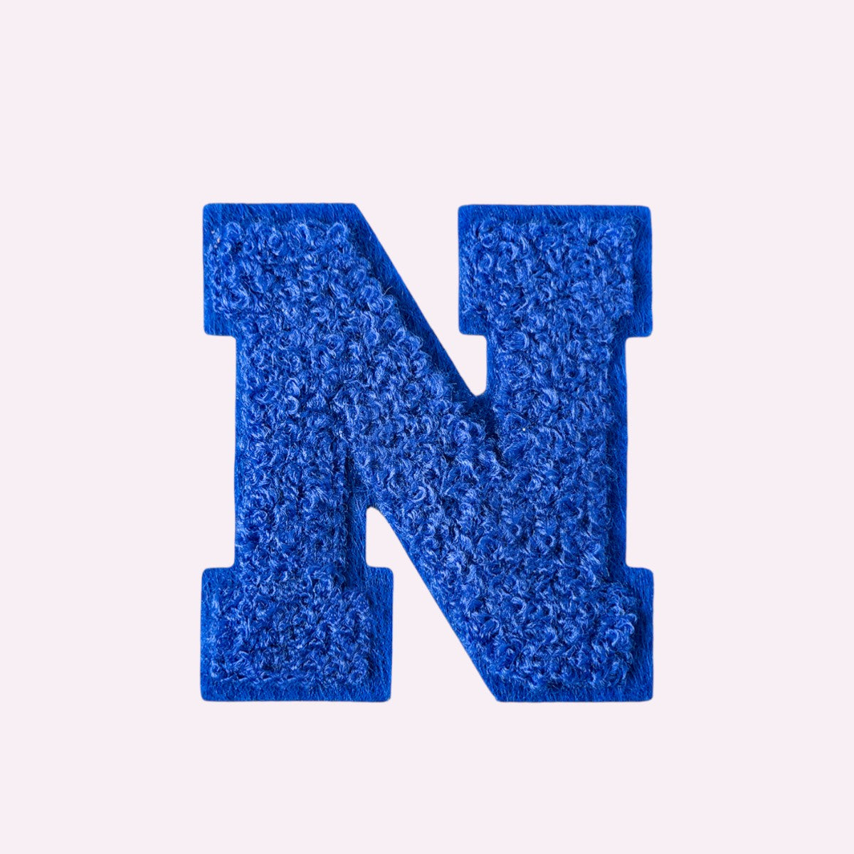 Buchstaben ohne Glitzer Knallblau