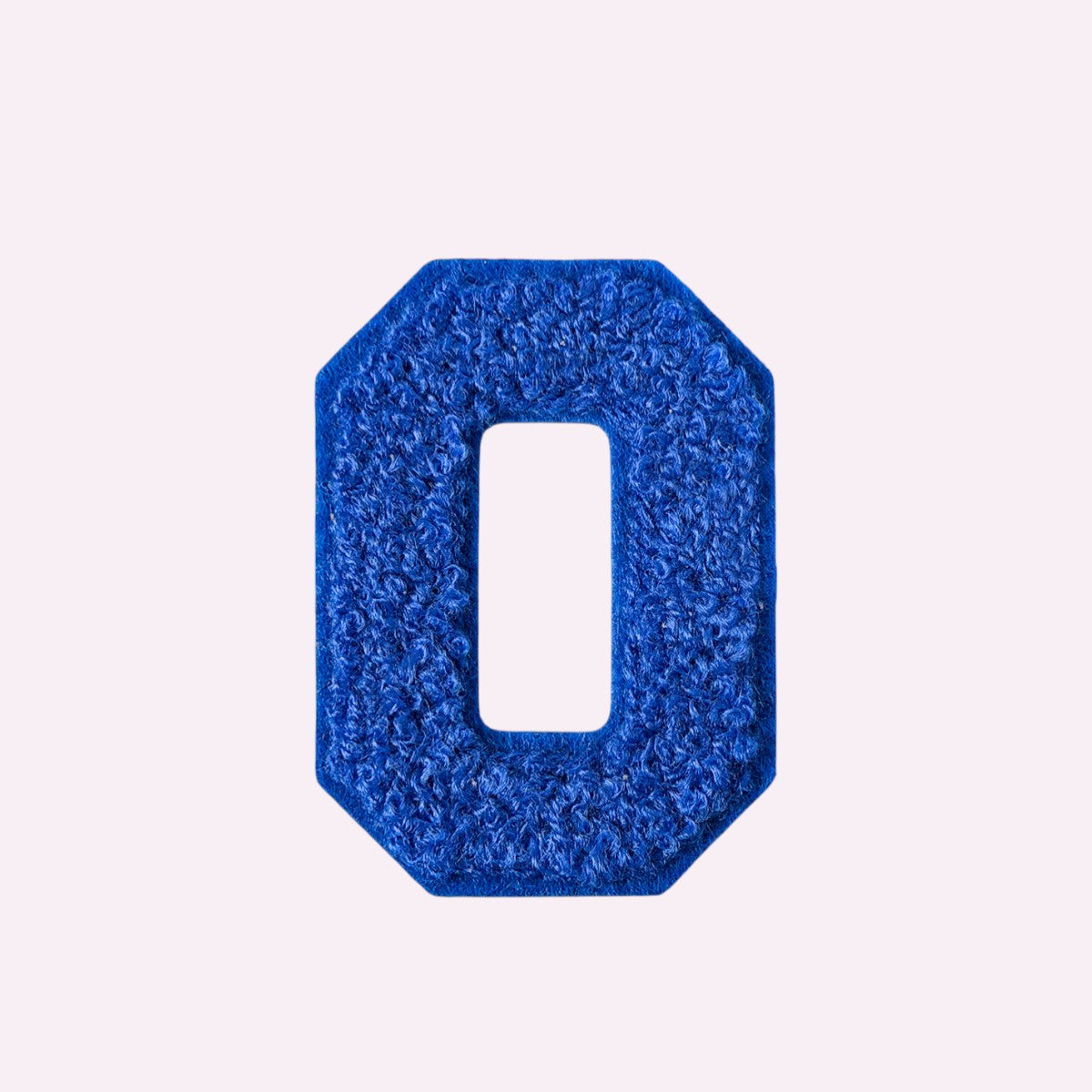 Buchstaben ohne Glitzer Knallblau