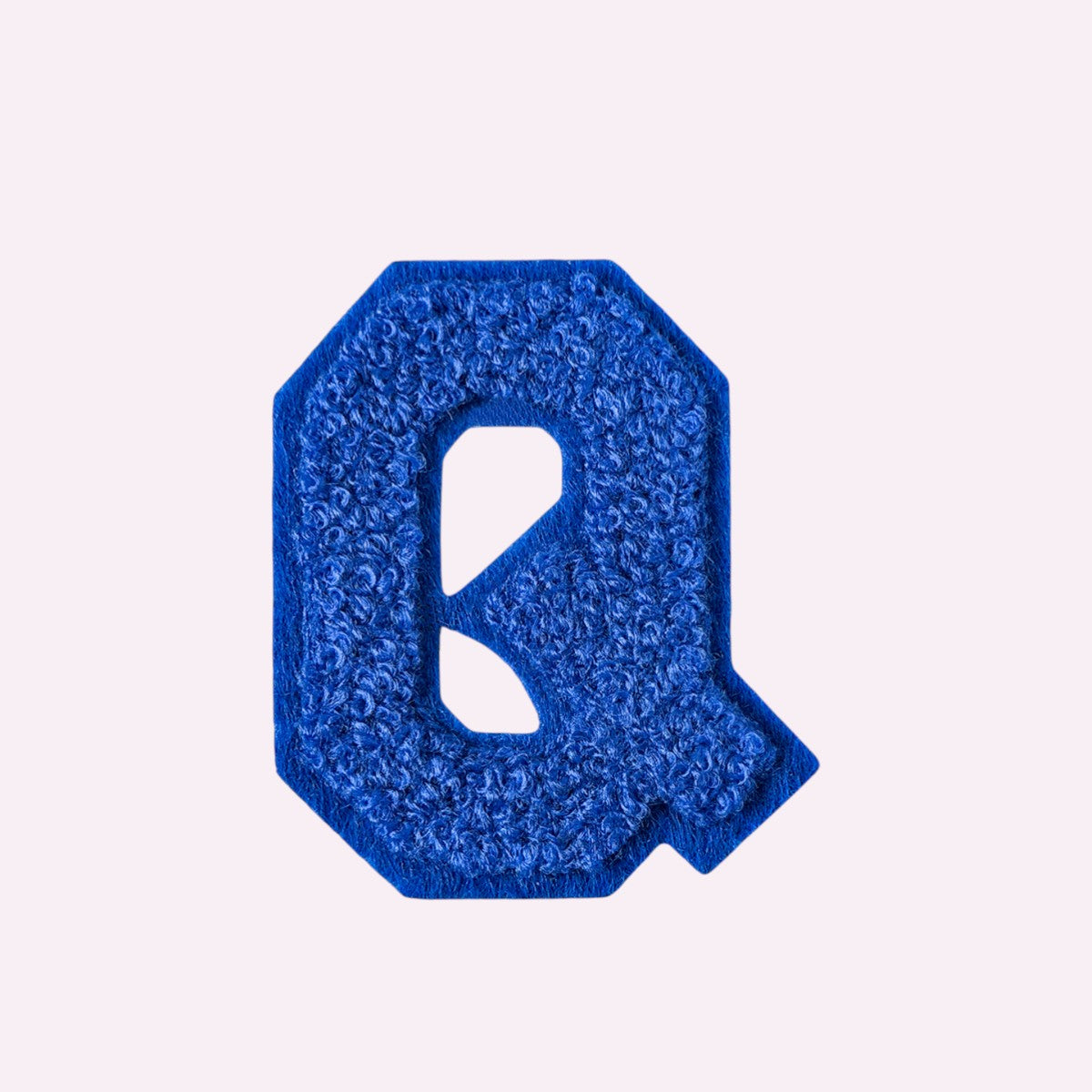 Buchstaben ohne Glitzer Knallblau