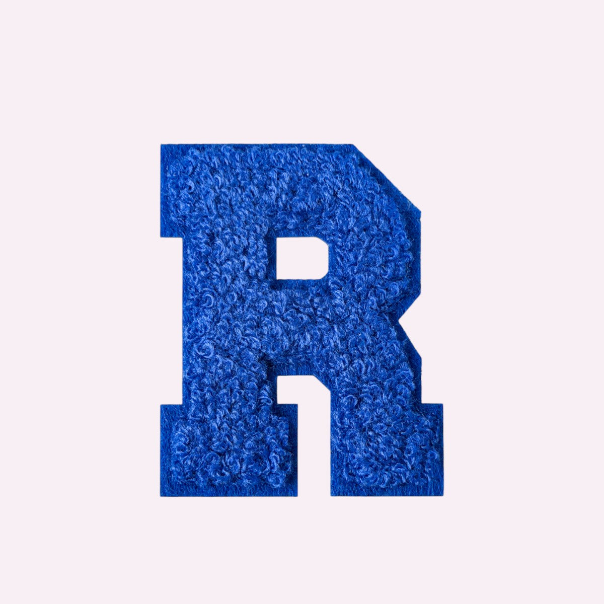 Buchstaben ohne Glitzer Knallblau