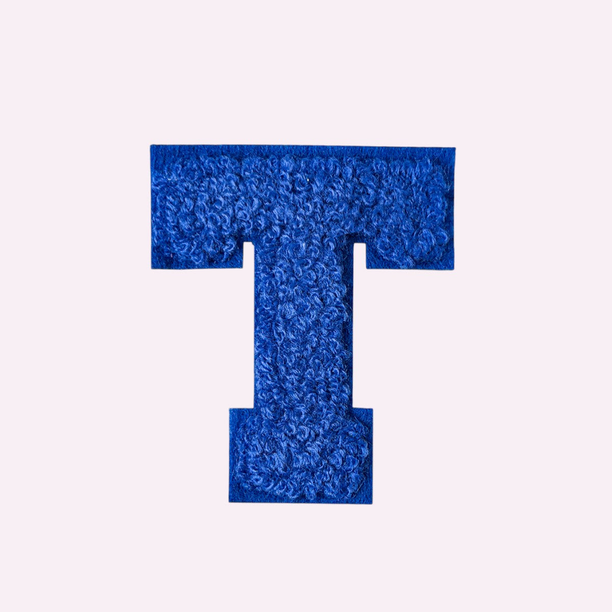 Buchstaben ohne Glitzer Knallblau